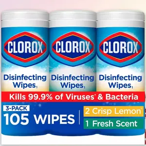 Clorox Bleach Free Disinfecting Wipes Value Pack - 105ct/3pk