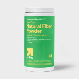 Clear Dissolving Fiber Supplement Powder - 17.6oz - up&up
