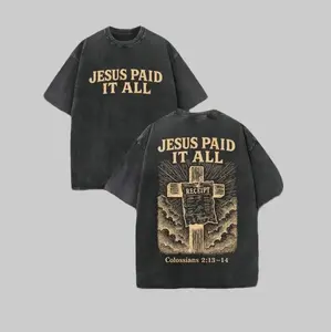 Women's Vintage Washed T-Shirt - 230g Heavyweight Oversized Loose Fit Short Sleeve Crew Neck Tee with Retro Washed look, Casual Spring Summer Casual Attire, Machine Washable Layering Piece Suitable for - men clothing