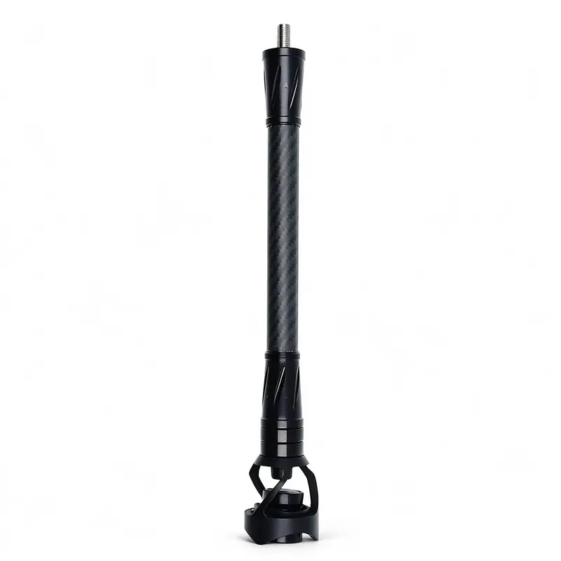 Carbon Fiber Bow Stabilizer for Compound Bows -Adult Hunt Gear with Tool-Free Easy Installation,Adjustable Weights, Vibration Dampener, Balance Bar,Deer Hunter Accessories for Outdoor Hunting &Target Shooting