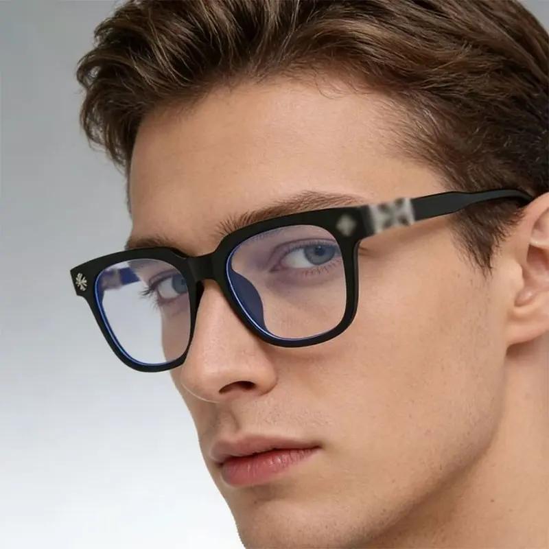 Fashionable Metal Square Anti-Blue Light Glasses – Casual, All-Season, Flat Lens Fashionable Metal Square Anti-Blue Light Glasses – Casual, All-Season, Flat Lens