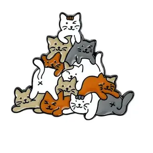 Meowtain Enamel Pin - Perfect Accessory for Your Clothes