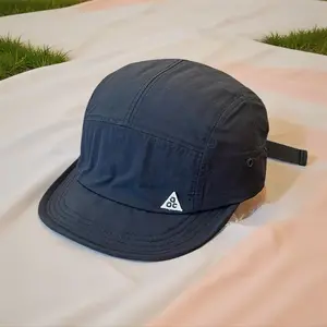 Vintage Japanese Street Style Men's Baseball Cap Breathable Quick-Dry 100% Polyester Casual 5 Panel Camp Hat Lightweight Gorpcore Aesthetic Soft Brim Hiking Hat Non-Stretch Machine Washable
