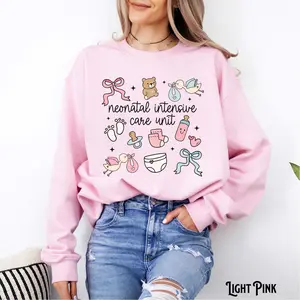 NICU T-Shirt OR Sweatshirt, Neonatal Intensive Care Unit shirt , NICU Nurse t-shirt , Doctor, Crew, RN, Whimsical, Doodle Art, Graduation, Appreciation, Gift