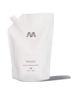MASAMI Mekabu Hydrating Shampoo Refill Pouch 32 oz - Vegan, Cruelty Free, Salon Quality, Sulfate Free, Phthalate Free, Nourishing Haircare - Aloe