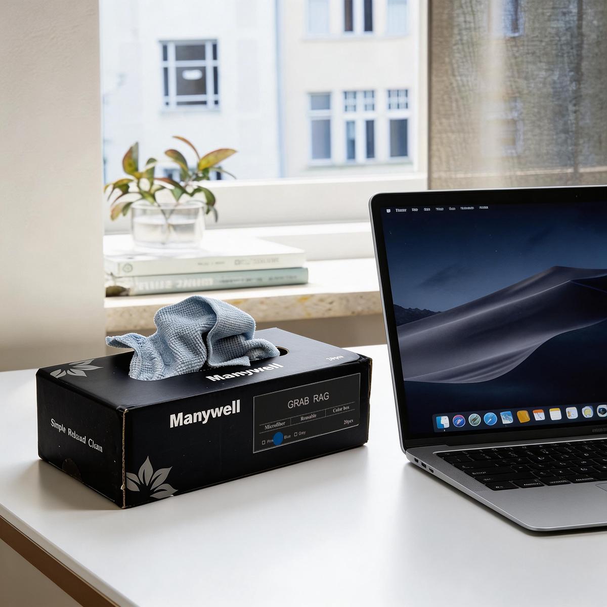 Each box contains 20 cleaning cloths, convenient hand towels, absorbent kitchen rags, measuring 8.66 inches * 8.66 inches, reusable, multifunctional household cleaning cloths and towels, suitable for the kitchen, bathroom, living room, and dining table.