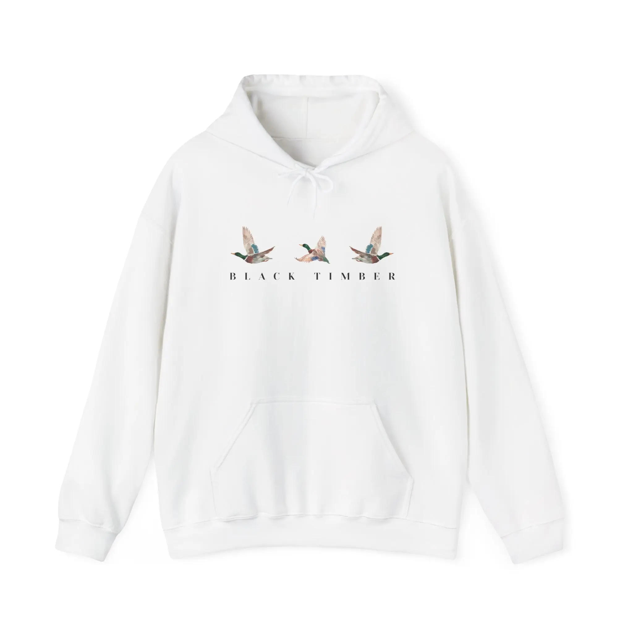 Black Timber Duck Hoodie