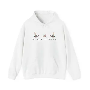 Black Timber Duck Hoodie