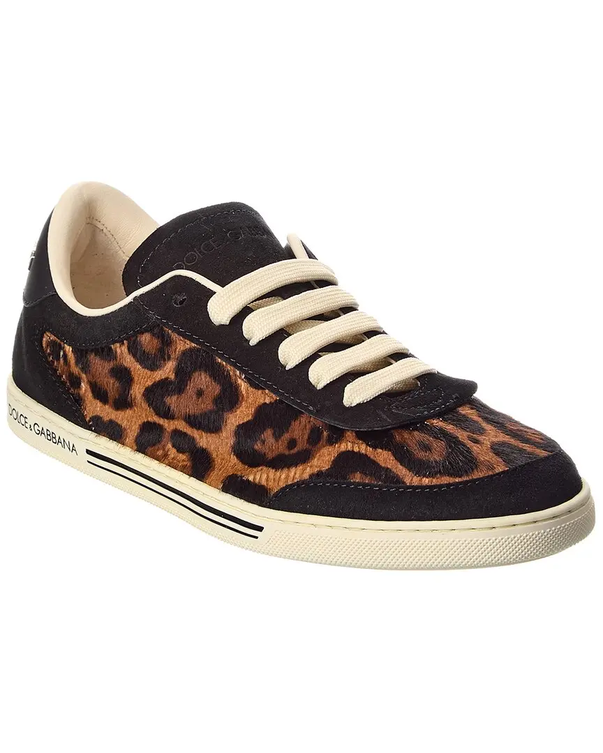 Dolce & Gabbana Tropez Haircalf & Suede Sneaker