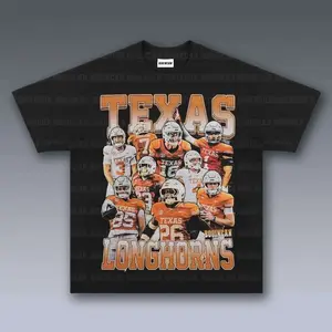 [SALE Up To 50% Off] Texas Graphic Tee, Y2K Crew Neck Streetwear T-Shirt, Unisex Crew Neck Tee, Vintage Football Graphic, Sports Player Bootleg Premium Style, Casual Cotton Fit 1 Sided