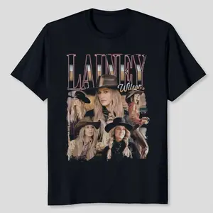 Lainey Wilson Photo Collage T-Shirt, Sizes S-5XL