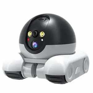 Pet Automatic Tracking Mobile Remote Control Monitoring Head, HD Intelligent Dual Camera Security Camera, Home Elderly Companion Remote Camera