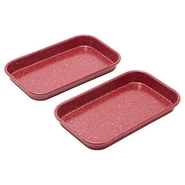 Curtis Stone Set of 2 Dura-Pan Micro Sheet Pans Curtis Stone Set of 2 Dura-Pan Micro Sheet Pans