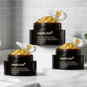 Medicube Deep Vita C Capsule Cream, Antioxidant Vitamin C Face Cream to Fight Photoaging, Fine Lines & Dullness