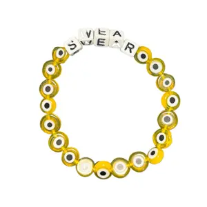 Skeesh Elementary Yellow ‘Eye Swear’ Bracelet