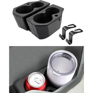 Car Door Cup Holder Insert for 2009-2022 Ram 1500-5500 Replacement 5NN24XXXAA/1LD23XXXAA 2PCS Left & Right Foam Fits Both Sides