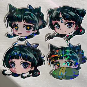 Anime Apothecary Diaries Holographic Stickers Super Cute Waterproof Removable 2.7H-3.00W Perfect for Most Surfaces