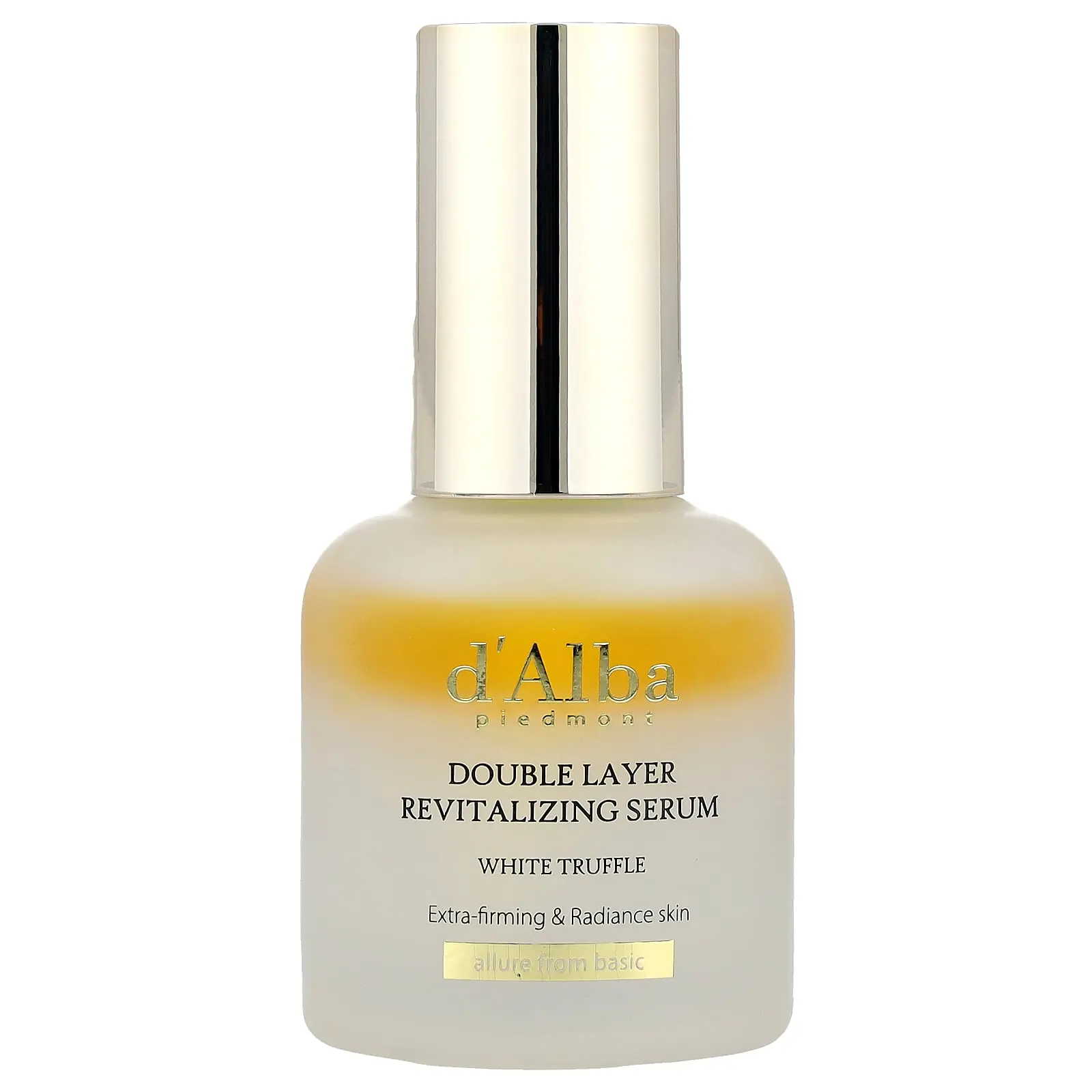 d'Alba White Truffle Double Layer Revitalizing Serum, 1.01 fl oz (30 ml)