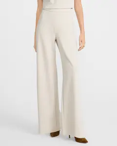 Express Pull-on Signature Ponte High Waisted Wide Leg Pant