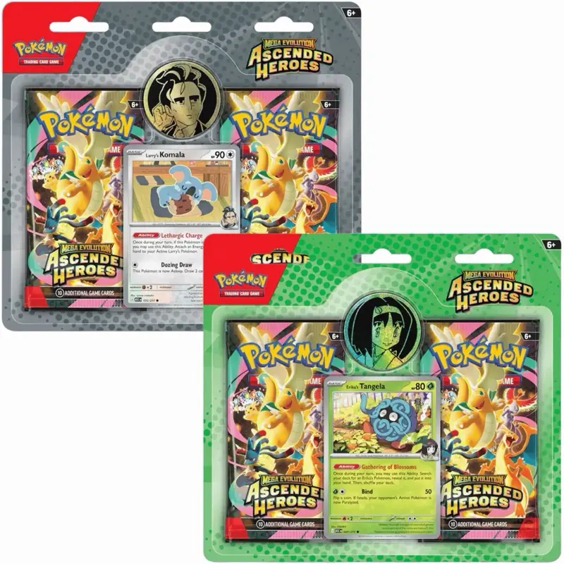 good pokemon card packs Pokémon Héroes Ascendentes Erika Double Blister (ES)