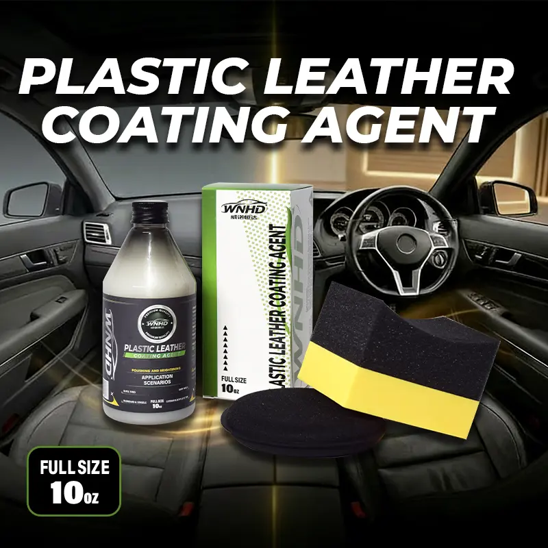 2-in-1 Multi-Use Leather Conditioner & Foam Cleaner, Scented Gentle Non-Toxic Car Interior Detailing Kit, Prevents Cracking & Restores Suppleness for Auto Seats, Sofa Furniture (Car Maintenance Essential), Acrylic Wax