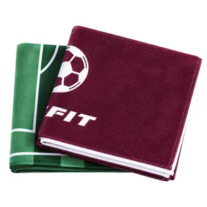 RITFIT Soft Super Absorbent Microfiber Sports Towel - 80x40cm, Pink/Gray, Ideal for Gym, Fitness Training, Microfiber Towels, Super Absorbent Towel