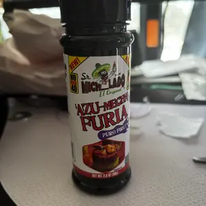 NO RED 40 - MINI Size Azu-Mecha FURIA 2.8oz Snack Seasoning - Sr. Michelado - Bottle Snack Flavor powder Spicy Chili Flavorful Spice Blend