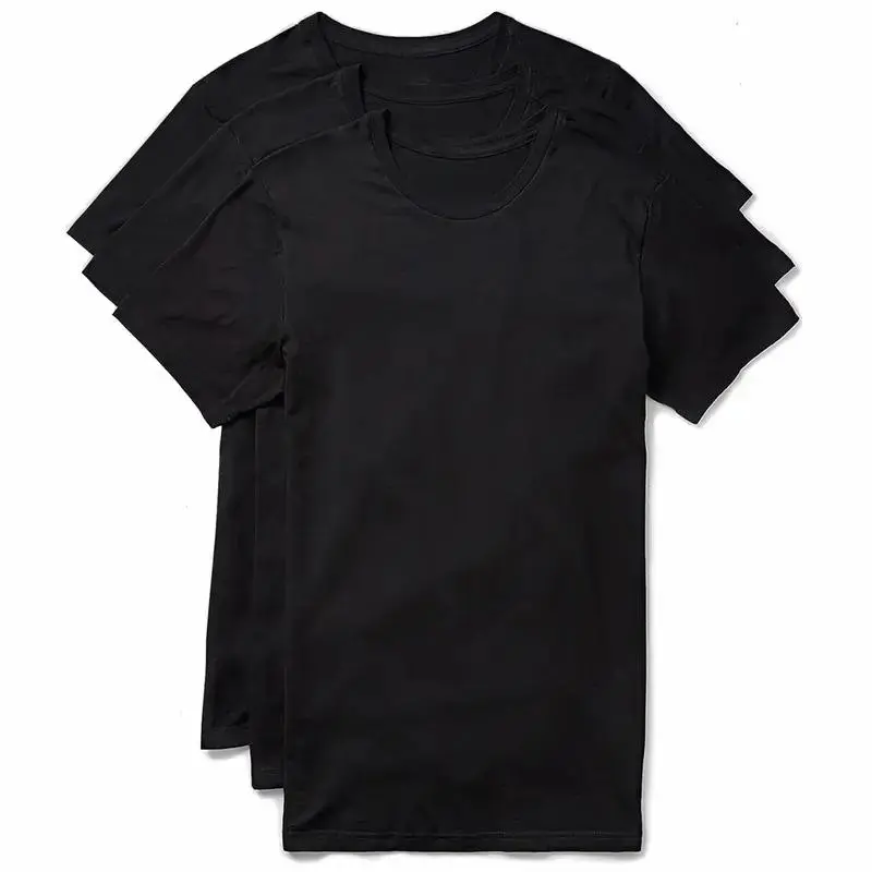 White and Black Tees Crewneck (3 Pack) Classic Fit T-Shirt in Neutral Tone
