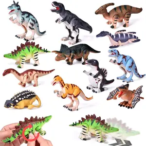 Assorted Dinosaur Toy Set - Multiple Realistic Dinosaur Models with Movable Joints Educational Cognitive Toys for Kids Ideal Gift for Dinosaur Lovers & Children's Prehistoric World Exploration