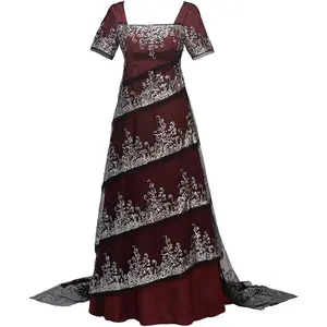 Rose Titanic Cosplay Costume Red Rose Dewitt Bukater Dress Titanic Rose Dinner Dress Outfit for Women