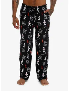 Three Days Grace Allover Print Pajama Pants | Band Music Unisex Lounge Sleepwear | Soft & Comfy Night Pants for Men & Women
