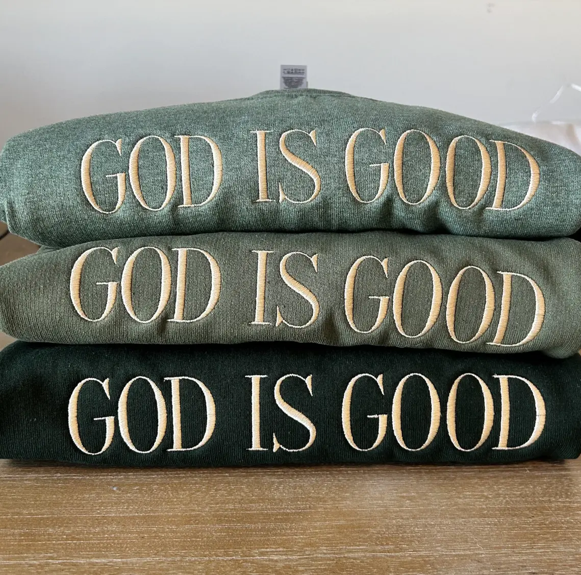 God is Good Embroidered Sweater