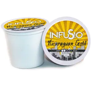InfuSio Nicaraguan Gold Revival Roaster K Cups 96 Count