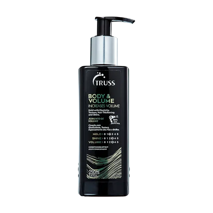 Truss Textured Haircare Body Volume Leave-In Treatment - Non-Sticky, Dry Leave-In Treatments, 8.45oz, Non-Sticky Leave-In Treatments Hair Care Products Hydrates Dry Hair