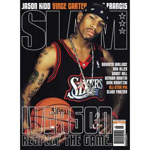 Allen Iverson: Respect the Game SLAM Cover Poster Poster ( not include frame)