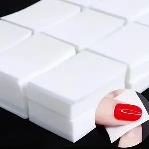 450pcs Nail Art Cotton Pads Soft Clean Hygienic No Scent Suitable for Nail Care Non-Abrasive No Shedding Ideal for Cleaning Nails and Removing Gel Polish
