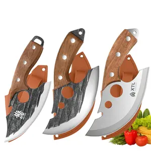 Multi functional Stainless Steel Kitchen Knife, Bone Cutting Knife, Portable Meat & Vegetable Slicing Knife for Home Cooking and Outdoor Camping