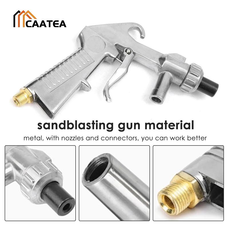 high-Precision Sandblaster Abrasive Air Sand Blasting Gun Efficient Kit Precise Spraying Contains Multiple Types Of Nozzles Sandblasting Machine Strong Sandblasting Tool Cleaning tools Rust Removal tools Polishing tools