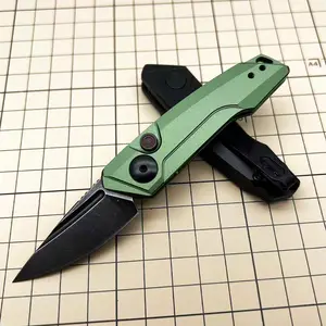 KS 7250 Mini Folding Knife Steel Blade 8Cr13Mov Aluminum Handle Suitable for Outdoor Camping Hiking Survival EDC