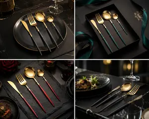 Xunsen -Luxury Stainless Steel Western Steak Cutlery 4Pcs Elegant Gift Box Set