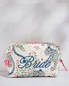 Bagheera - Quilted Bride Pouch - Wedding Cake