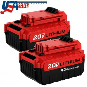 New 20Volt Lithium-Ion Battery for PORTER CABLE 20V Max 4.0Ah countC680L countC685L Pack