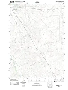 Arapahoe NE Wyoming USGS Topographic Quadrangle Map, 2012, 1:24000