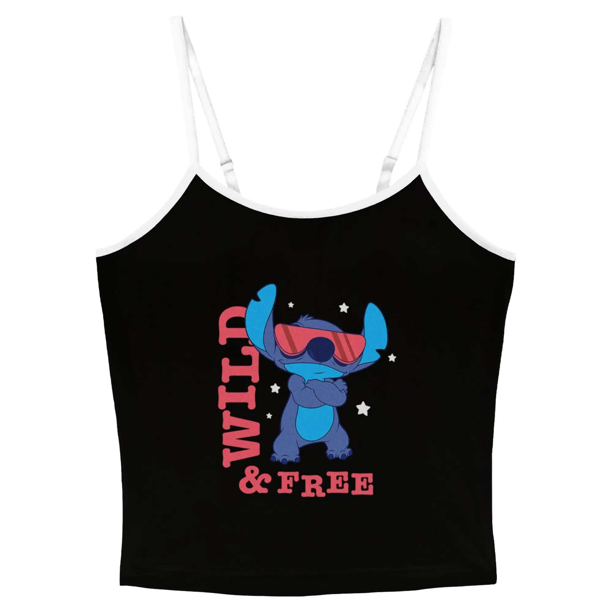 Juniors Lilo & Stitch Wild and Free Pose Tank Top