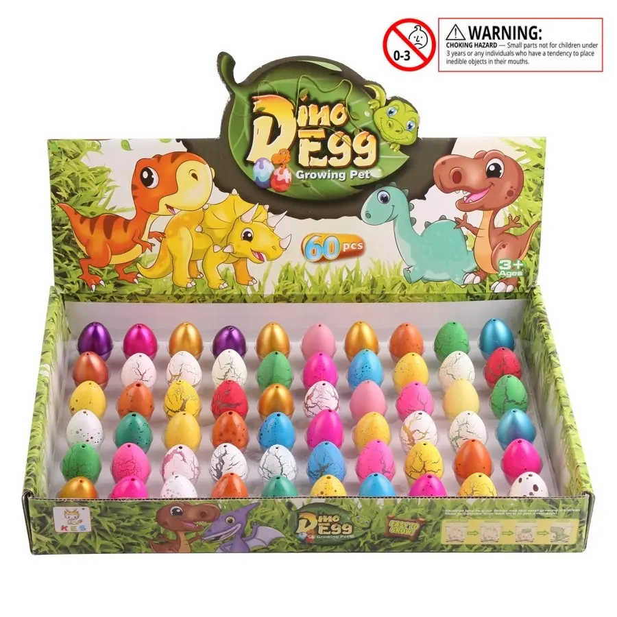 Hatching Dinosaur Eggs, 60pcs/set Colorful EVA Dinosaur Eggs, Surprise Eggs, Educational Learning Toys, Birthday Gift for Boys and Girls