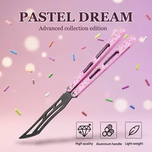 Butterfly Trainer Toy, Aluminum Alloy Handle, Beginner Safe Trainer, Ideal for Learning and Practice, Durable and Reliable Design