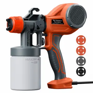 Tilswall Alien 500 HVLP Spray Gun, Cordless & Corded Options, for Home Renovation DIY Furniture Christmas Home Decor，Pro-Level Finish Results, Beginner-Friendly【BlackFriday Must Have】
