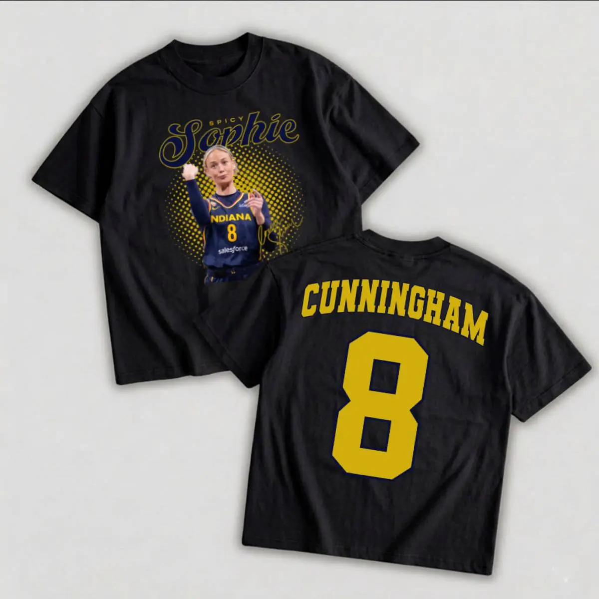 Sophiee Cuningham 8 Point Signature T-Shirt, Basketball Unisex Graphic Tee, Game Day Tshirt, Gift For Fans