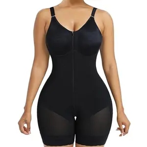 Mesh Bag Chest Corset Leotard Belly Contracting Hip Lifting Crotch Zipper Corset