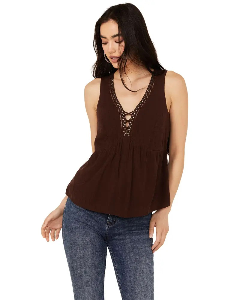 tank top with criss cross front - TikTok Shop